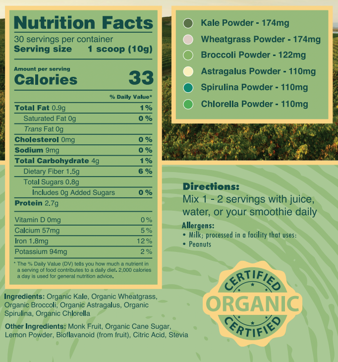 Load image into Gallery viewer, Pure Choice Farms - Sweet Organic Powdered Superfood Greens
