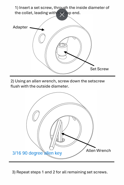 Weight It Out - Olympic to Standard Bar Plate Adapter (2-inch to 1-inch)
