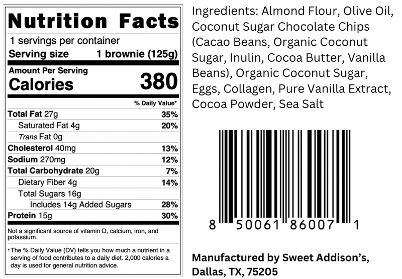 Load image into Gallery viewer, Sweet Addison's - Protein Brownies

