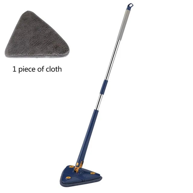 Load image into Gallery viewer, Decorbites - DecorBites™ 360 Rotating Telescopic Triangle Floor Mop &amp; Window Squeegee
