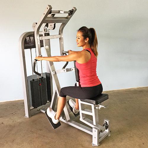 Muscle D Fitness - Classic Seated Row - Pin Selectorized - Back Workout