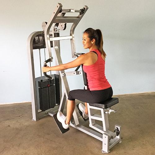Load image into Gallery viewer, Muscle D Fitness - Classic Seated Row - Pin Selectorized - Back Workout
