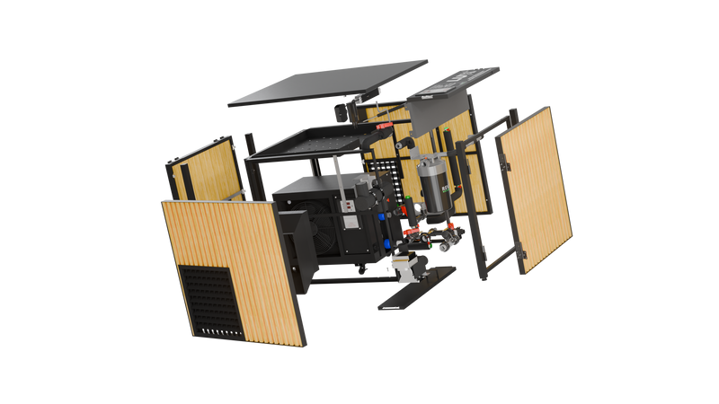 Load image into Gallery viewer, RevX Wellness - RevX Acrylic X Tub Cold Plunge + LUX High Performance Chiller and Filtration System
