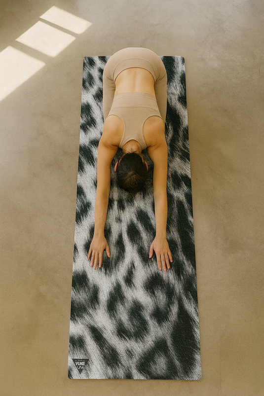Yune Yoga - Yoga Mat | 6mm Thick | Snow Leopard | Non-Slip | Eco Friendly | Yune Yoga