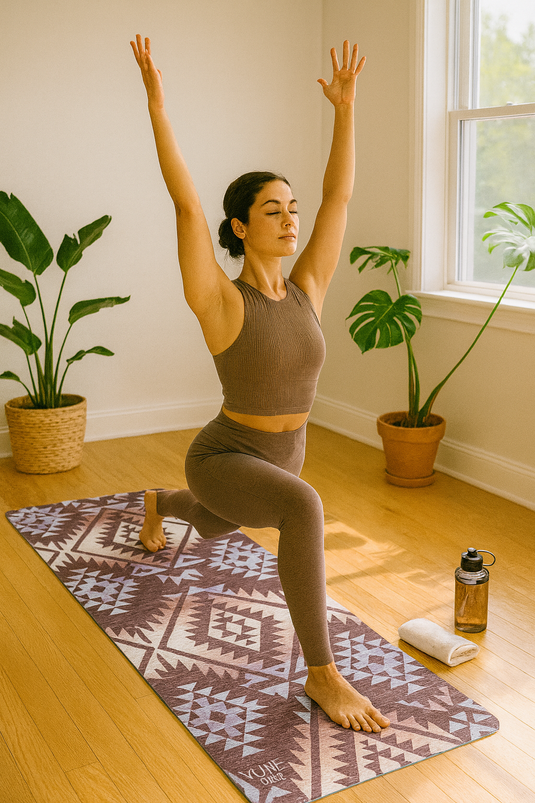 Yune Yoga - Yoga Mat | 6mm Thick | Purple | Non-Slip | Eco Friendly | Yune Yoga | Jerome Ghost