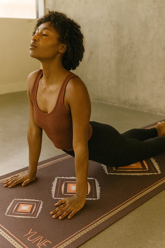 Yune Yoga - Yoga Mat | 6mm Thick | Maroon | Non-Slip | Eco Friendly | Yune Yoga | Betty