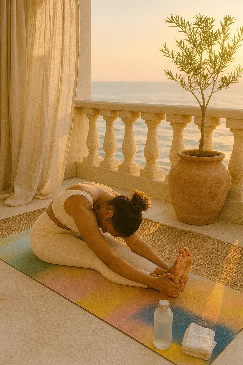 Load image into Gallery viewer, Yune Yoga - Yoga Mat | 6mm Thick | Orange | Non-Slip | Eco Friendly | Yune Yoga | Libra
