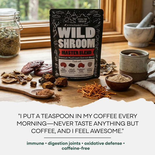 Wild Foods - Master Mushrooms Blend - Vitamins & Supplements