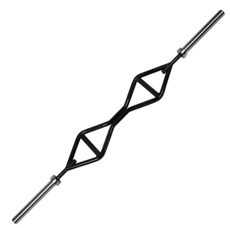 Load image into Gallery viewer, Muscle D Fitness - TGrip Pro Series Single Handle Olympic Bar (Rotating Ends) - Multi Grip - Strength Training - Football - Swiss - Neutral

