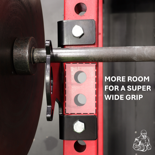 Weight It Out - Ultra-Slim Reversible J-Cup Pair (Rack Attachment)