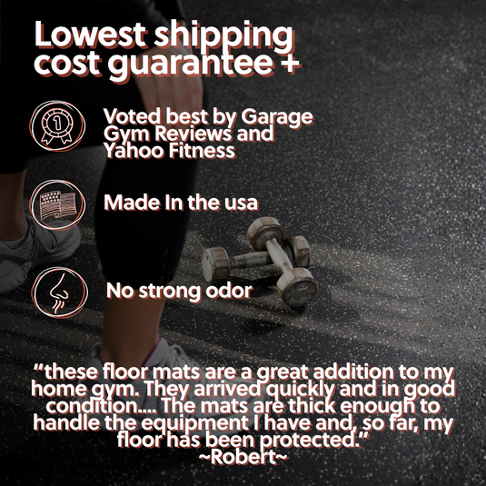Rubber Flooring Rolls  - Made in USA