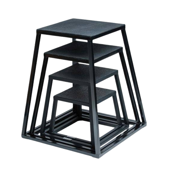 Load image into Gallery viewer, Steel Plyo Boxes – Heavy-Duty Plyometric Jump Platforms with Anti-Slip Rubber Top – Available in 12&quot;, 18&quot;, and 24&quot; Heights – Stackable, Stable, Built for Strength and Conditioning

