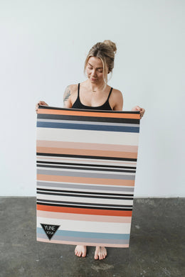 Yune Yoga - Yoga Mat | 6mm Thick | Multi Color Striped | Non-Slip | Eco Friendly | Yune Yoga | Eagles Rest