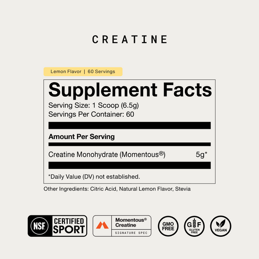 Momentous - Creatine - 60 Servings