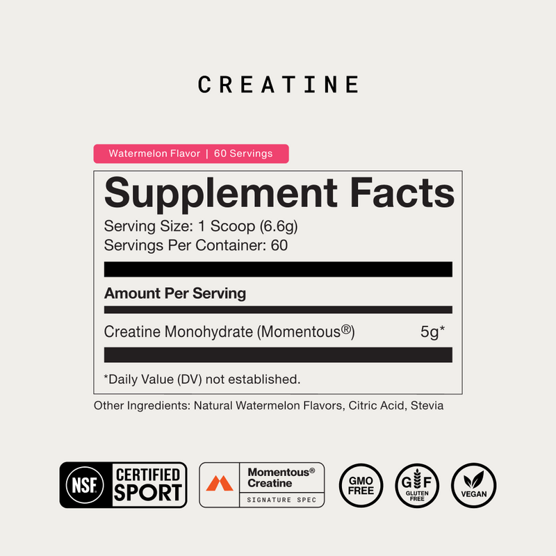 Load image into Gallery viewer, Momentous - Creatine - 60 Servings
