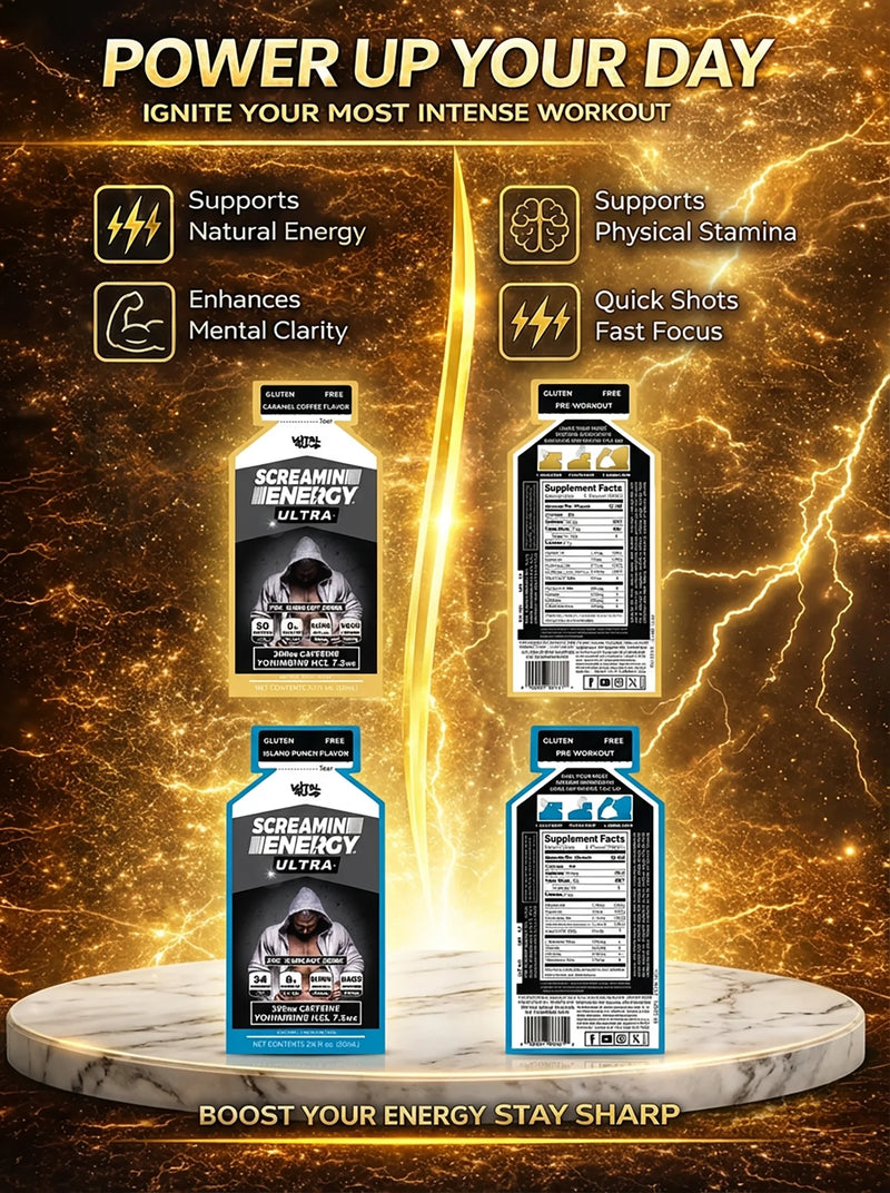 Load image into Gallery viewer, Vital 4U - Screamin Energy Ultra Sample Pack - 6 Pouches
