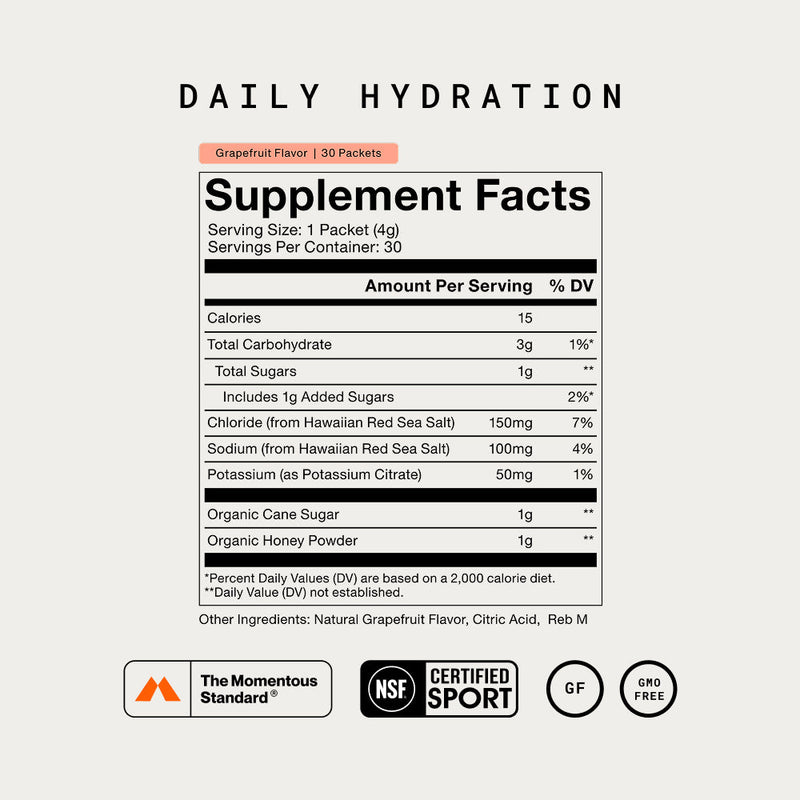 Load image into Gallery viewer, Momentous - Daily Hydration Electrolyte Powder
