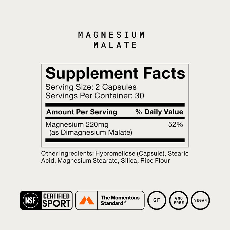 Load image into Gallery viewer, Momentous - Magnesium Malate - Protein Supplements