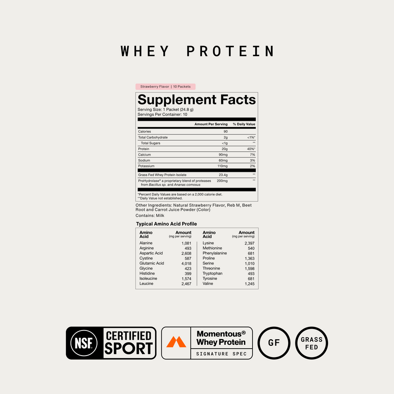 Load image into Gallery viewer, Momentous - Whey Protein Isolate 10-Travel Packs - Protein Supplements