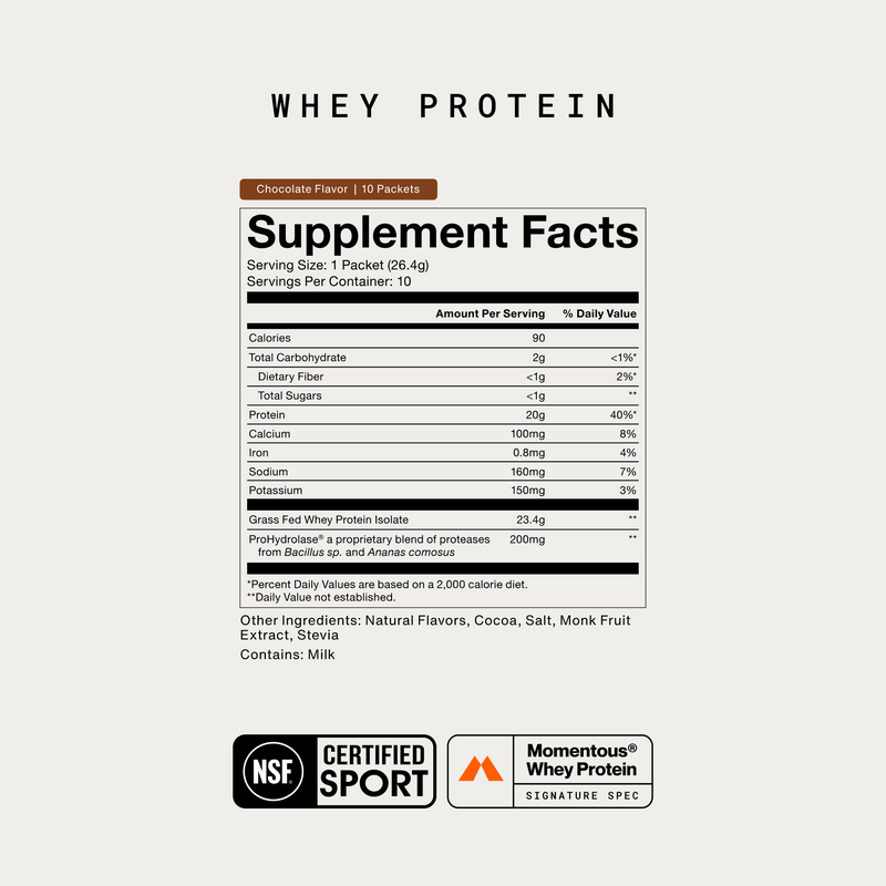 Load image into Gallery viewer, Momentous - Whey Protein Isolate 10-Travel Packs - Protein Supplements

