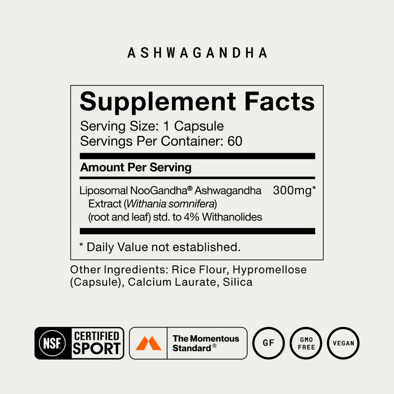 Load image into Gallery viewer, Momentous - Ashwagandha - Vitamins &amp; Supplements
