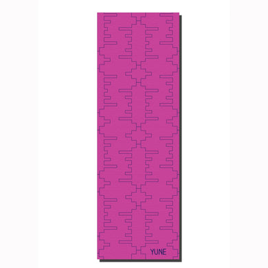 Yune Yoga - Yoga Mat | 6mm Thick | Pink | Non-Slip | Eco Friendly | Yune Yoga | TE52