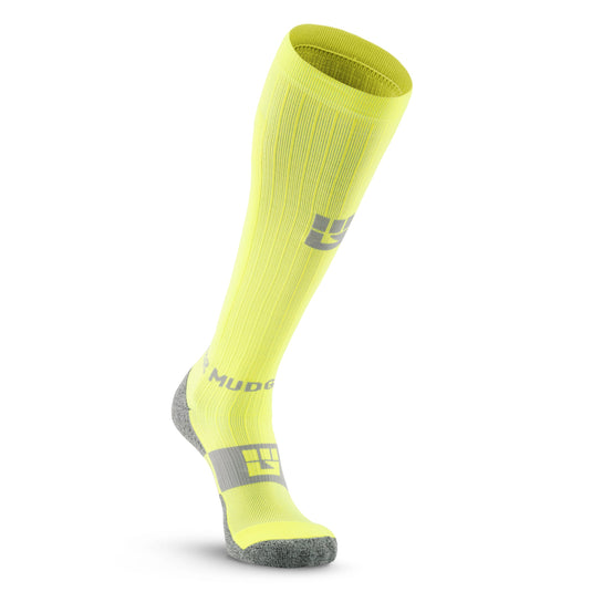 Mudgear - Tall compression socks (neon yellow)