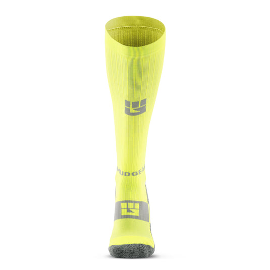 Mudgear - Tall compression socks (neon yellow)