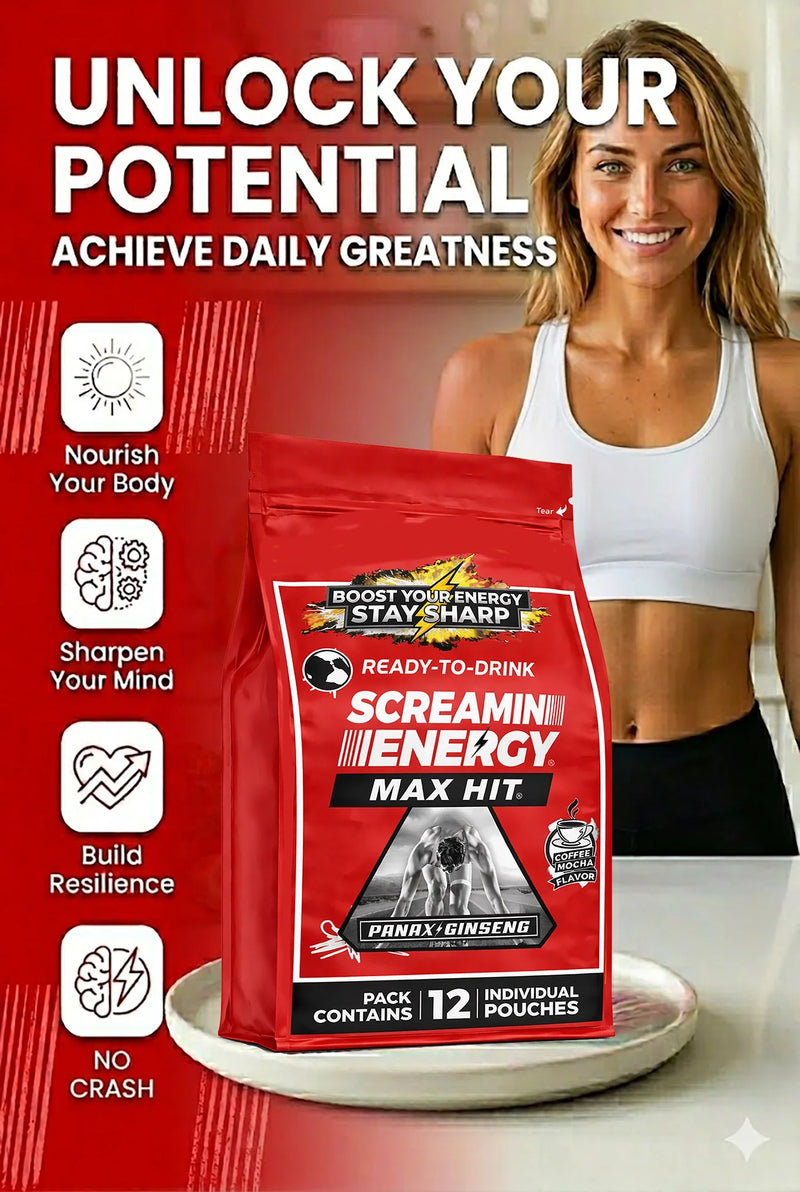 Load image into Gallery viewer, Vital 4U - Screamin Energy Max Hit Coffee Mocha

