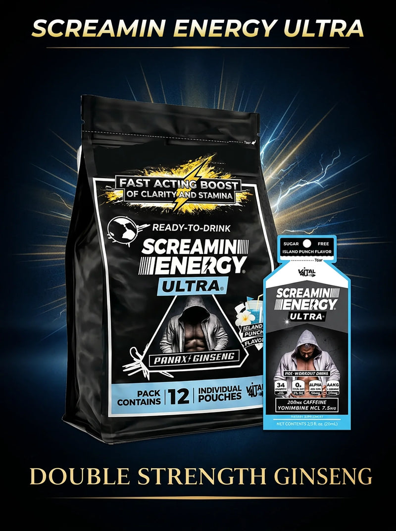 Load image into Gallery viewer, Vital 4U - Screamin Energy Ultra Island Punch - Vitamins &amp; Supplements
