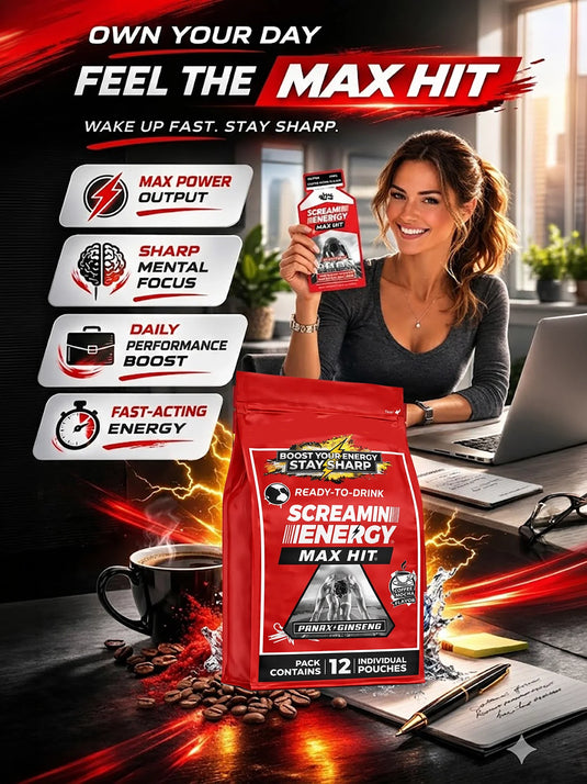 Vital 4U - Screamin Energy Max Hit Coffee Mocha