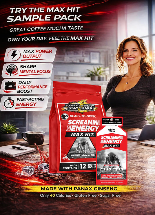 Vital 4U - Screamin Energy Max Hit Coffee Mocha