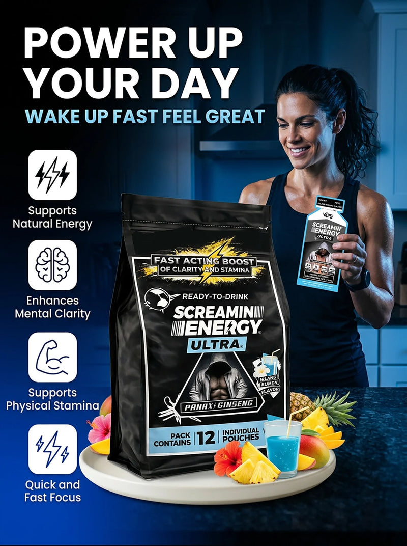 Load image into Gallery viewer, Vital 4U - Screamin Energy Ultra Island Punch - Vitamins &amp; Supplements
