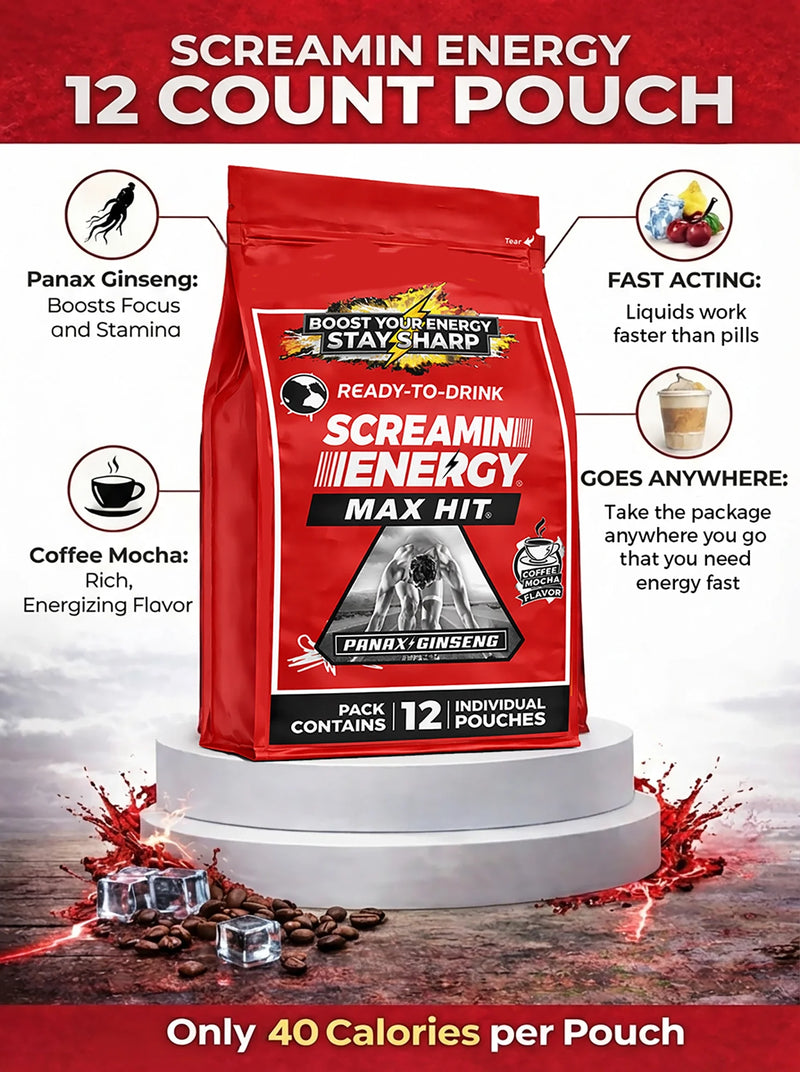 Load image into Gallery viewer, Vital 4U - Screamin Energy Max Hit Coffee Mocha
