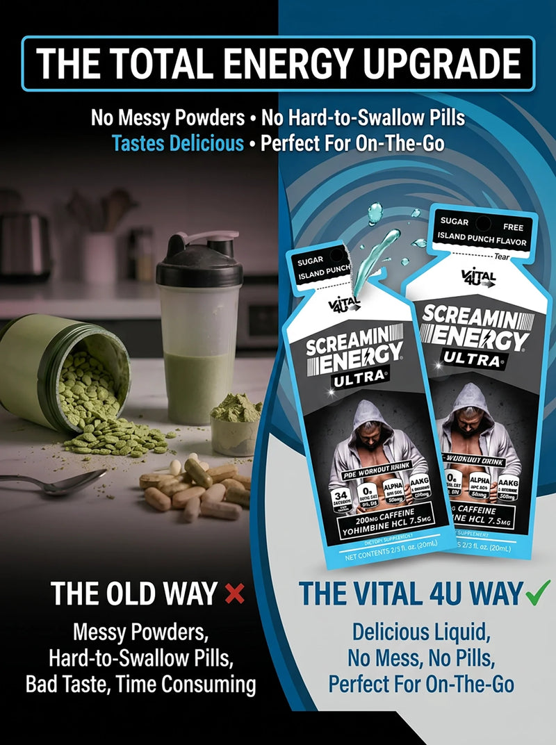 Load image into Gallery viewer, Vital 4U - Screamin Energy Ultra Island Punch - Vitamins &amp; Supplements
