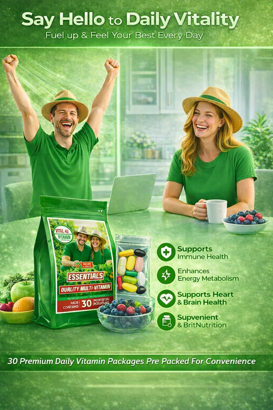 Vital 4U - Essential 30 Day Multivitamin - Vitamins & Supplements