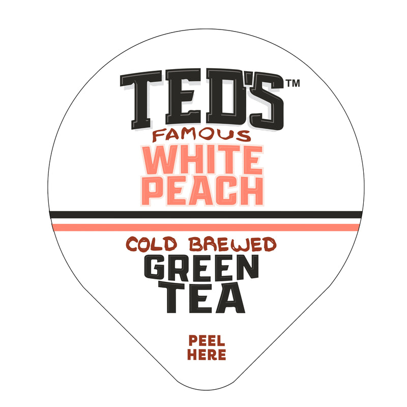 Load image into Gallery viewer, Java House - Ted's - White Peach Cold Brewed Green Tea
