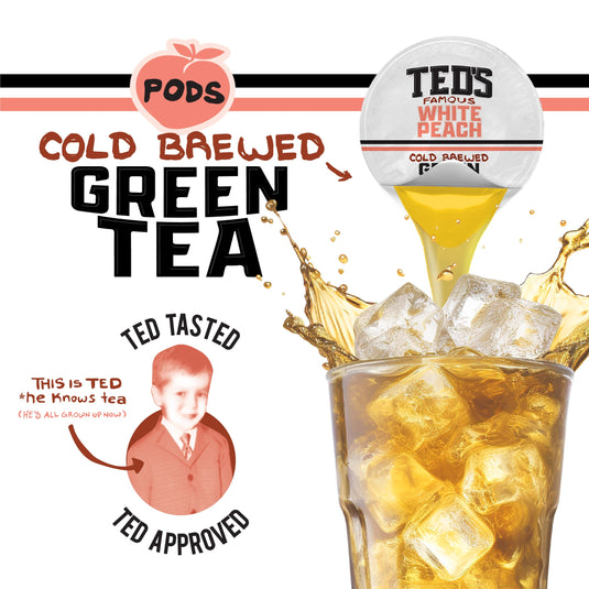 Java House - Ted's - White Peach Cold Brewed Green Tea