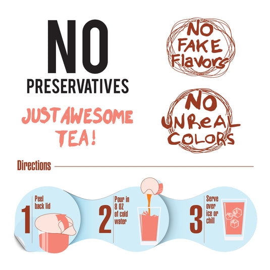Java House - Ted's - White Peach Cold Brewed Green Tea
