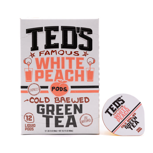 Java House - Ted's - White Peach Cold Brewed Green Tea