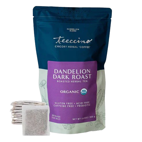 Teeccino - Dandelion Dark Roast Roasted Herbal Tea