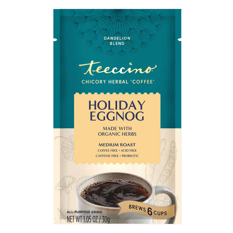 Load image into Gallery viewer, Teeccino - Holiday Eggnog Herbal Coffee

