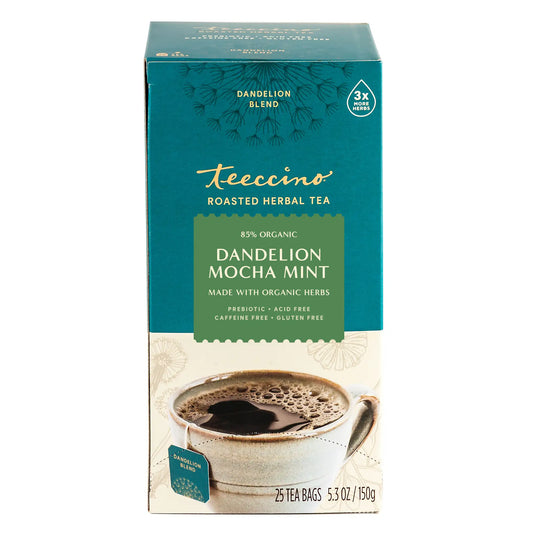 Teeccino - Dandelion Mocha Mint Roasted Herbal Tea