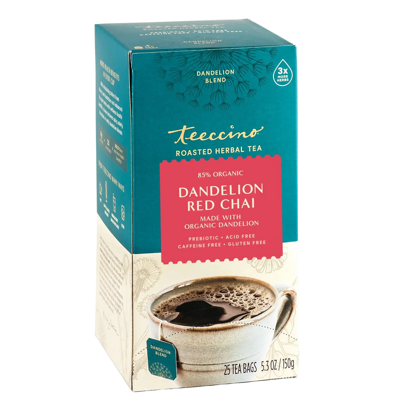 Load image into Gallery viewer, Teeccino - Dandelion Red Chai Roasted Herbal Tea
