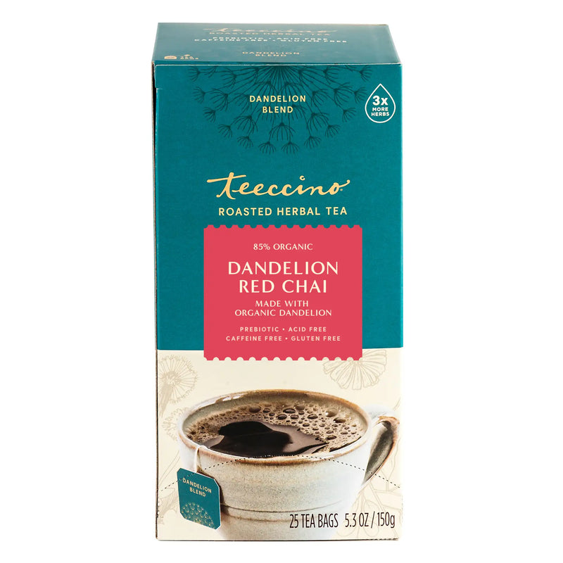 Load image into Gallery viewer, Teeccino - Dandelion Red Chai Roasted Herbal Tea
