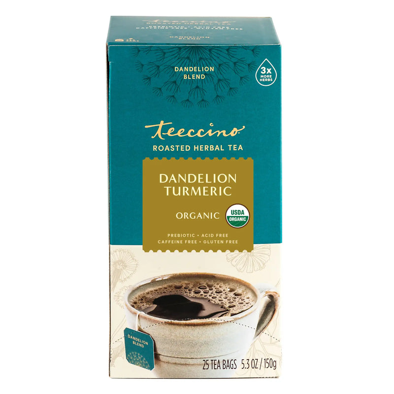Load image into Gallery viewer, Teeccino - Dandelion Turmeric Roasted Herbal Tea

