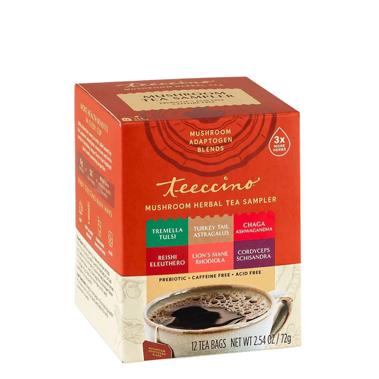 Teeccino - Mushroom Adaptogen Herbal Tea Sampler Box