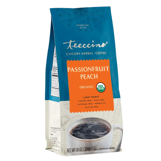 Teeccino - Dandelion Passionfruit Peach Herbal Coffee