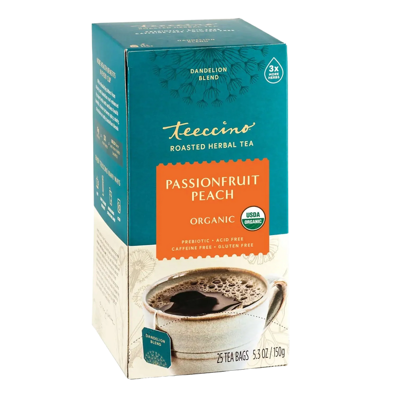 Load image into Gallery viewer, Teeccino - Dandelion Passionfruit Peach Roasted Herbal Tea
