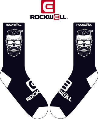 Rockwell Time - Crew Socks - Black Q
